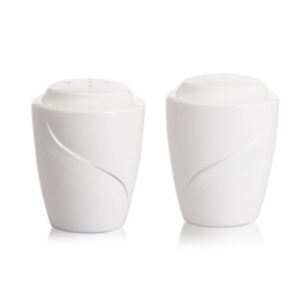 نمکدان سرامیکی سفید ساده