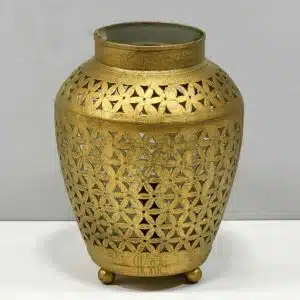 آباژور رومیزی طلایی