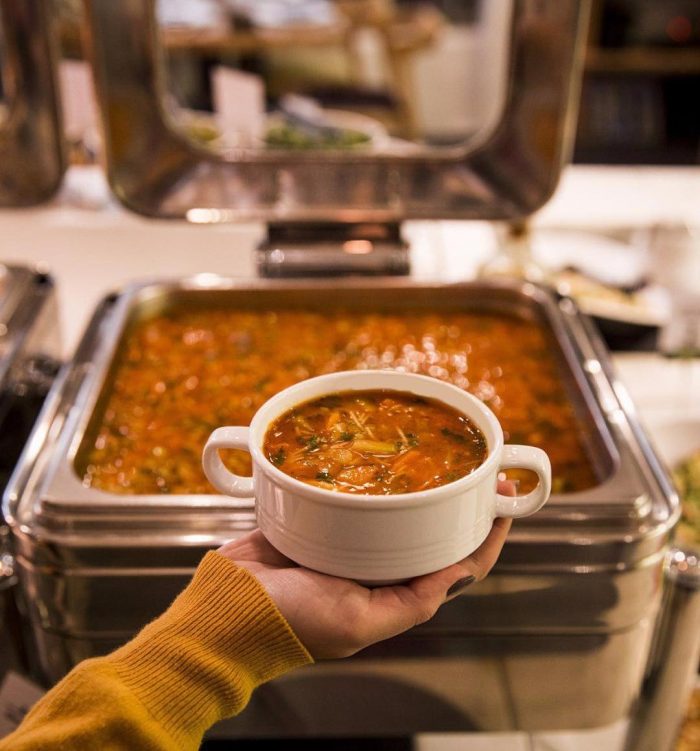 سوپ خوری دسته دار چینی زرین (4 عددی) - درجه عالی