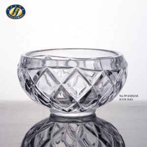 ست پیاله و پیش دستی کریستال کارول