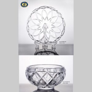 ست پیاله و پیش دستی کریستال کارول