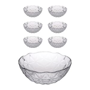 ظرف سالاد خوری شیشه ای پاشاباغچه