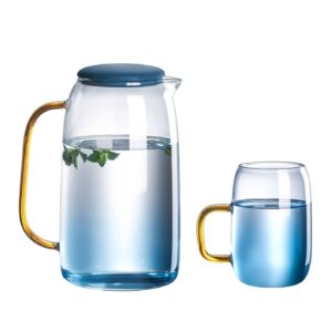 پارچ و لیوان پیرکس رنگی ترکیه