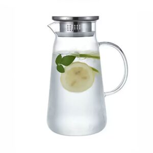 پارچ پیرکس درب استیل