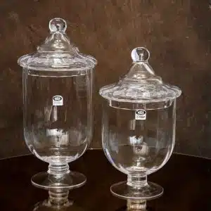 شکلات خوری پایه دار شیشه ای