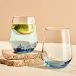 نیم لیوان آبی فیروزه ای آلگرا پاشاباغچه ترکیه Allegra