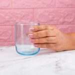 نیم لیوان رنگی آبی فیروزه ای آیکونیک پاشاباغچه ترکیه Iconic