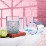 نیم لیوان رنگی آبی فیروزه ای آیکونیک پاشاباغچه ترکیه Iconic