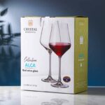 گیلاس شراب خوری کریستال آلکا بوهمیا چک Bohemia Alca