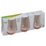 نیم لیوان رنگی الگرا صورتی پاشاباغچه ترکیه Allegra