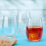 نیم لیوان رنگی لینکا صورتی پاشاباغچه ترکیه Linka