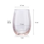 نیم لیوان رنگی لینکا صورتی پاشاباغچه ترکیه Linka