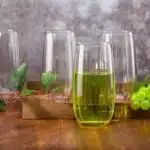لیوان رنگی لینکا صورتی پاشاباغچه ترکیه Linka