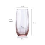 لیوان رنگی لینکا صورتی پاشاباغچه ترکیه Linka