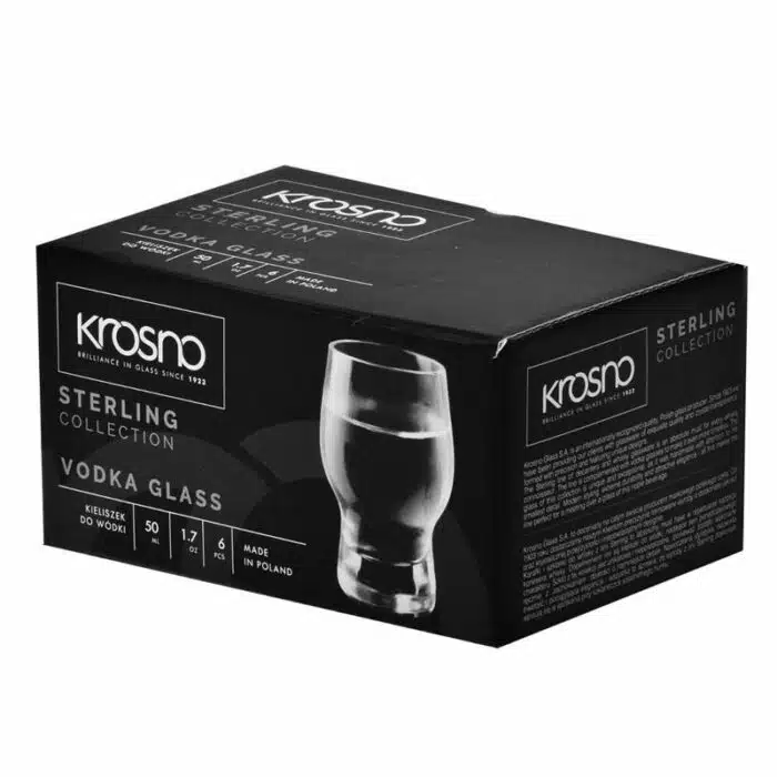 شات عرق خوری کریستال کروسنو لهستان مدل استرلینگ Krosno Sterling