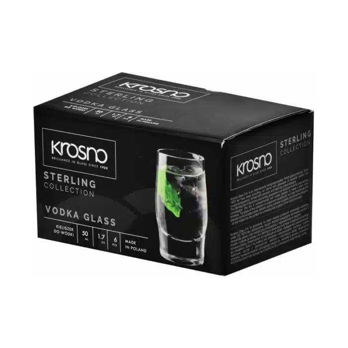 شات ودکا کریستال کروسنو لهستان مدل استرلینگ Krosno Sterling
