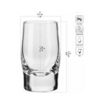 شات ودکا کریستال کروسنو لهستان مدل استرلینگ Krosno Sterling